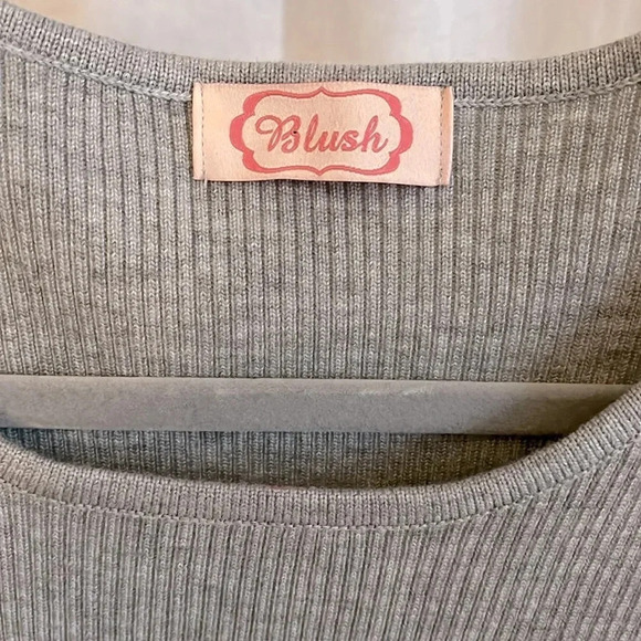 ✨ HOST PICK Knit Tulle Dress Long Sleeve, Size L - Picture 4 of 10